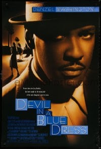 3z610 DEVIL IN A BLUE DRESS DS 1sh 1995 great close-up image of Denzel Washington!