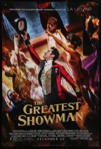 3z669 GREATEST SHOWMAN style B advance DS 1sh 2017 Hugh Jackman as P.T. Barnum, top cast!