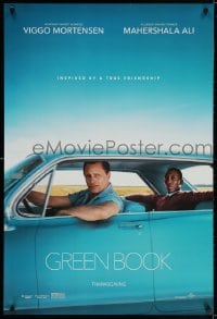 3z671 GREEN BOOK teaser DS 1sh 2018 Viggo Mortensen, Mahershala Ali, inspired by a true friendship!