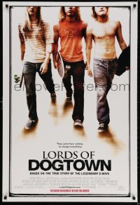 3z774 LORDS OF DOGTOWN advance DS 1sh 2005 Emile Hirsch, Victor Rasuk, early skateboarders!