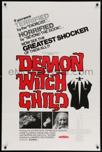 3z836 POSSESSED 1sh 1976 Demon Witch Child, the greatest shocker of them all!