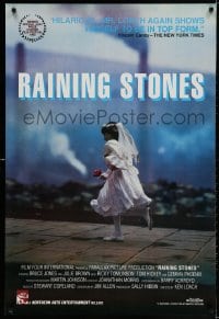 3z862 RAINING STONES 1sh 1993 directed by Ken Loach, really cool surreal image!