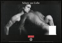 3z282 AIDS HILFE 24x33 Austrian special poster 2000s HIV/AIDS, Schutz aus Liebe!