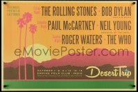 3z070 DESERT TRIP 24x36 music poster 2016 Rolling Stones, Dylan, McCartney, Young, Waters, The Who!