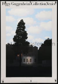 3z100 PEGGY GUGGENHEIM COLLECTION 27x39 Italian museum/art exhibition 1980s art by Magritte!