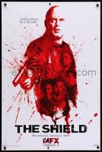 3z134 SHIELD group of 3 tv posters 2000s cool different images of detective Michael Chiklis!