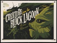 3z010 TOM WHALEN'S UNIVERSAL MONSTERS #164/230 18x24 art print 2013 Creature from the Black Lagoon!