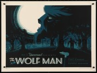 3z016 TOM WHALEN'S UNIVERSAL MONSTERS #164/230 standard edition 18x24 art print 2013 The Wolf Man!