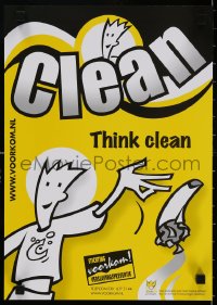 3z485 VOORKOM 12x17 Dutch special poster 2000s prevent, don't blow it, Clean!