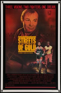3z923 STREETS OF GOLD 1sh 1986 Klaus Maria Brandauer, Adrian Pasdar, boxing!