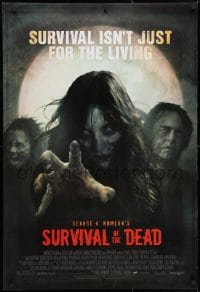 3z931 SURVIVAL OF THE DEAD DS 1sh 2009 George Romero, zombies, survival isn't just for the living!