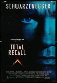 3z950 TOTAL RECALL 1sh 1990 Paul Verhoeven, how would you know if someone stole your mind?