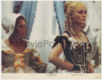 4a449 FOUR MUSKETEERS color 11x14 still #5 1975 close up of sexy Faye Dunaway in revealing dress!
