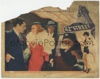 4a193 42nd STREET LC 1933 Ginger Rogers confronts Warner Baxter with her lapdog behind her!