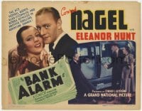 4a011 BANK ALARM TC 1937 Conrad Nagel, ace federal agents in another thrilling adventure, rare!