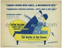 4a013 BATTLE OF THE SEXES TC 1960 Peter Sellers, Charles Crichton English comedy, cartoon art!