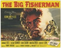 4a015 BIG FISHERMAN TC 1959 great Joseph Smith artwork of Howard Keel, Susan Kohner & John Saxon!
