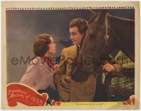 4a284 BROADWAY MELODY OF 1938 LC 1937 Eleanor Powell tells Robert Taylor their horse has to win!