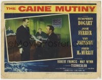 4a289 CAINE MUTINY LC 1954 classic scene of Jose Ferrer interrogating Humphrey Bogart!
