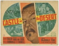 4a023 CASTLE IN THE DESERT TC 1942 great close up of Sidney Toler as Asian detective Charlie Chan!