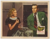 4a314 CHECKERED COAT LC #5 1948 image of pretty jewelry store clerk Noreen Nash & Hurd Hatfield!
