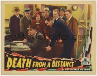 4a353 DEATH FROM A DISTANCE LC 1935 Russell Hopton & Lola Lane investigate an astronomer's murder!