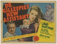 4a030 DR. GILLESPIE'S NEW ASSISTANT TC 1942 different image of Lionel Barrymore & sexy Susan Peters!