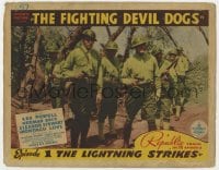 4a414 FIGHTING DEVIL DOGS chapter 1 LC 1938 soldiers with guns, The Lightning Strikes, full-color!