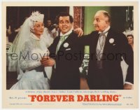 4a445 FOREVER DARLING LC #7 1956 Louis Calhern interrupts Desi Arnaz's wedding dance with Lucy!