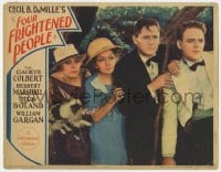4a448 FOUR FRIGHTENED PEOPLE LC 1934 Claudette Colbert, Herbert Marshall, Boland, Gargan, DeMille!