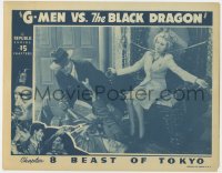 4a472 G-MEN VS. THE BLACK DRAGON chapter 8 LC 1943 Rod Cameron, Beast of Tokyo, Republic serial!