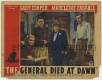 4a463 GENERAL DIED AT DAWN LC 1936 Gary Cooper, Madeleine Carroll, William Frawley, Dudley Digges