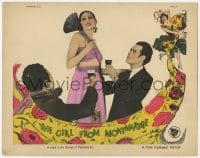 4a468 GIRL FROM MONTMARTRE LC 1926 two men toast Spanish Barbara La Marr, the flower of Montmartre!
