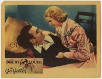 4a473 GO GETTER LC 1937 romantic close up of pretty Anita Louise smiling at George Brent!