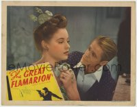 4a483 GREAT FLAMARION LC 1945 close up of Dan Duryea & pretty Mary Beth Hughes, Anthony Mann!