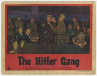 4a515 HITLER GANG LC #2 1944 wild image of Nazis removing man from a meeting by force!