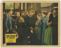 4a526 HOW GREEN WAS MY VALLEY LC 1941 John Ford, Roddy McDowall & miners' families by Pidgeon!
