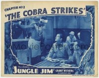 4a556 JUNGLE JIM chapter 2 LC 1936 native man wants Grant Withers to leave, The Cobra Strikes!