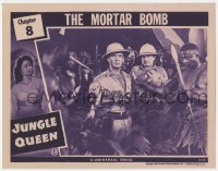 4a558 JUNGLE QUEEN chapter 8 LC 1945 Edward Norris captured, Universal serial, The Mortar Bomb!