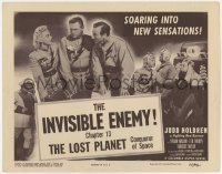 4a064 LOST PLANET chapter 13 TC 1953 Columbia super-serial, Commander of Space, The Invisible Enemy!