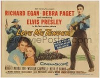 4a066 LOVE ME TENDER TC 1956 1st Elvis Presley, great images with Debra Paget & with guitar!