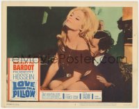 4a615 LOVE ON A PILLOW LC #3 1964 sexy Brigitte Bardot, the screen sizzles with Bardolatry!