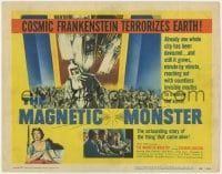 4a068 MAGNETIC MONSTER TC 1953 cosmic Frankenstein came alive & will swallow the Earth!