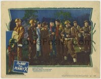 4a622 MAN FROM PLANET X LC #8 1951 Robert Clarke & men with soldiers ready to attack the alien!