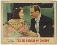 4a635 MGM'S BIG PARADE OF COMEDY LC #6 1964 Greta Garbo drinks with Melvyn Douglas from Ninotchka!