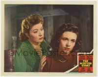 4a637 MINIVER STORY LC #3 1950 close up of Greer Garson comforting pretty Cathy O'Donnell!