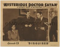 4a672 MYSTERIOUS DOCTOR SATAN chapter 13 LC 1940 Eduardo Ciannelli with Tungite box, Disguised!