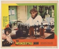 4a683 NEANDERTHAL MAN LC #4 1953 includes great wacky image of monster in laboratory!