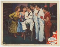 4a702 ON THE TOWN LC #5 1949 stars gather together at bar in classic Stanley Donen musical!