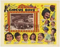 4a318 CIRCUS DAYS LC 1950s cool compilation with many big top stars, great images!